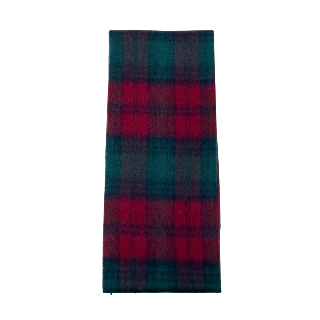 100% Lambswool Mini Tartan Scarf - 11 Colours - Image 19