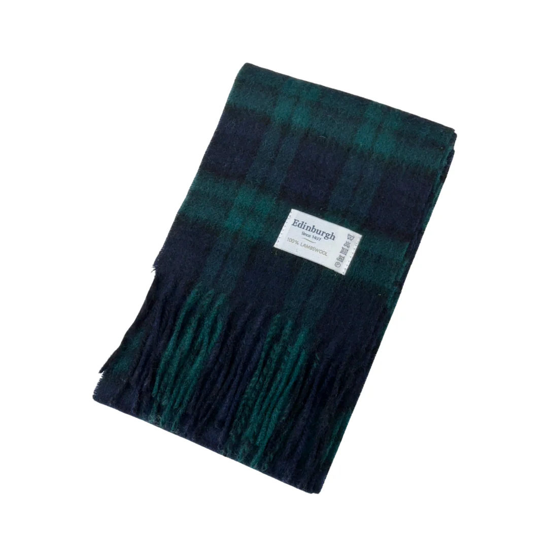 100% Lambswool Mini Tartan Scarf - 11 Colours - Image 22