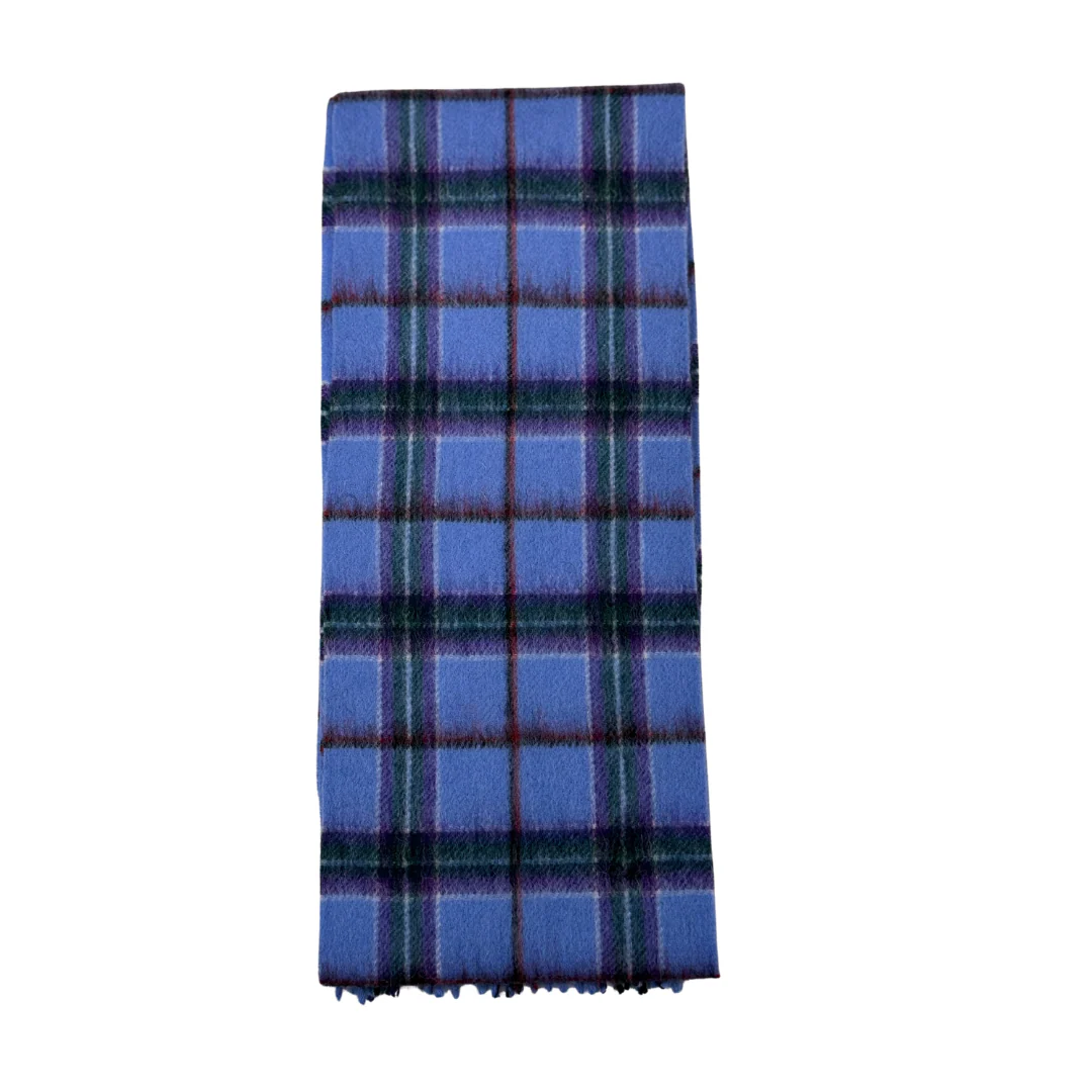 100% Lambswool Mini Tartan Scarf - 11 Colours - Image 3