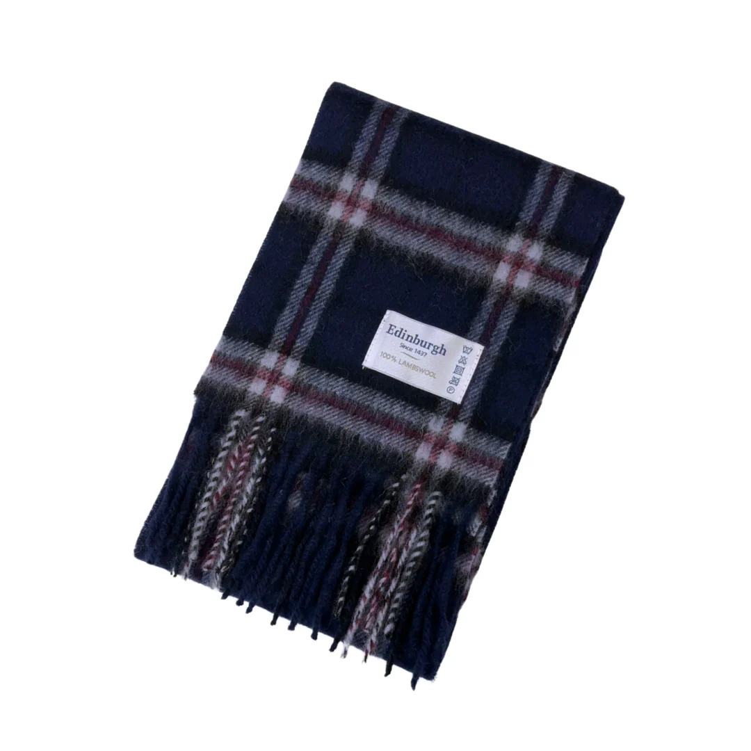 100% Lambswool Mini Tartan Scarf - 11 Colours - Image 6