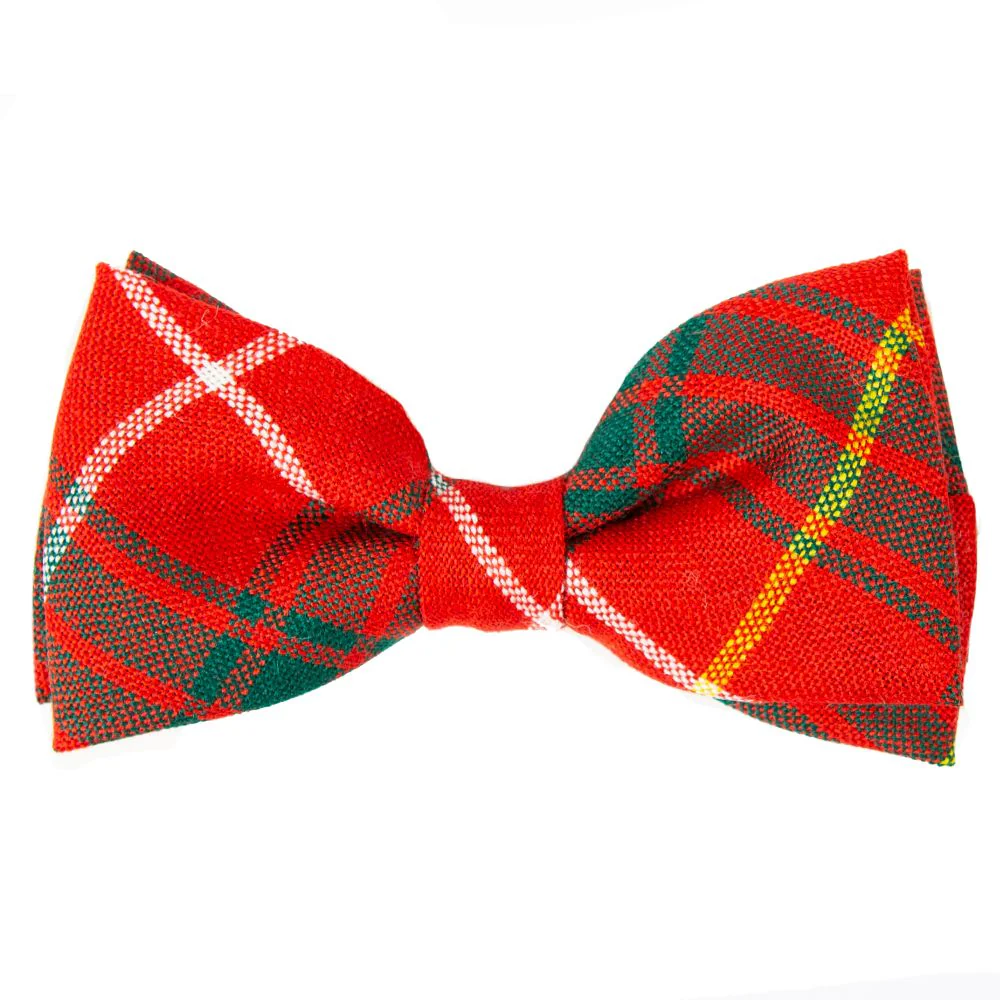 100% Wool Tartan Bow Tie - Bruce Modern