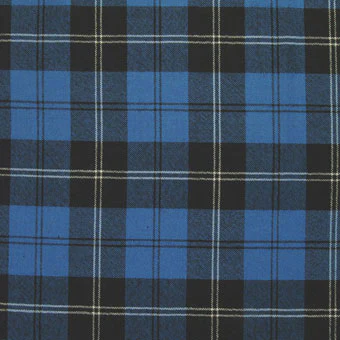 100% Wool Tartan Bow Tie - Ramsay Blue Ancient - Image 2
