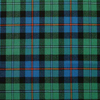 100% Wool Tartan Neck Tie - Campbell of Cawdor Ancient - Image 2