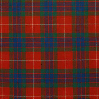100% Wool Tartan Neck Tie - Fraser Red Ancient - Image 2