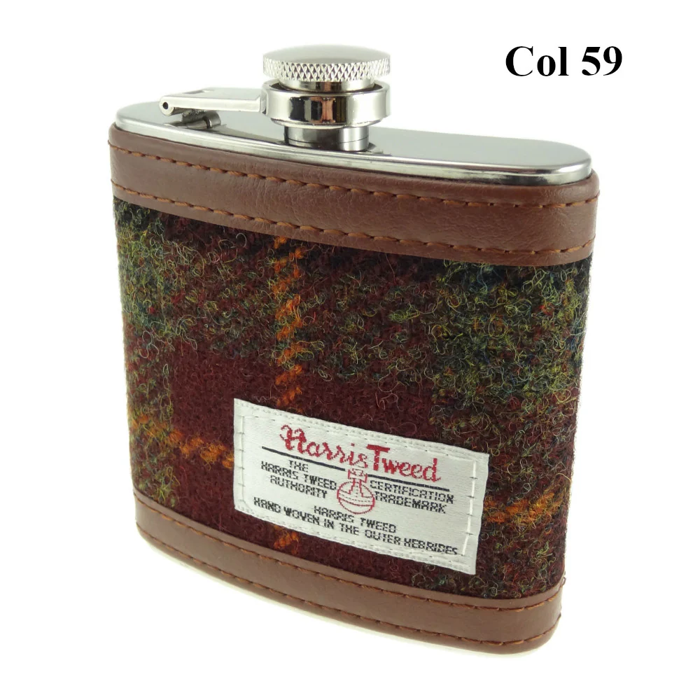 6oz Harris Tweed Hip Flask - Image 17