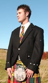 Argyle Jacket Black Barathea - Imported - Image 5