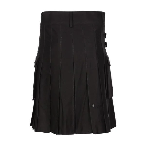 Black Utility Kilt - Image 3