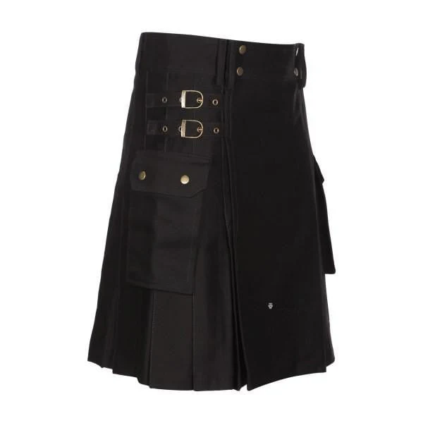 Black Utility Kilt - Image 4