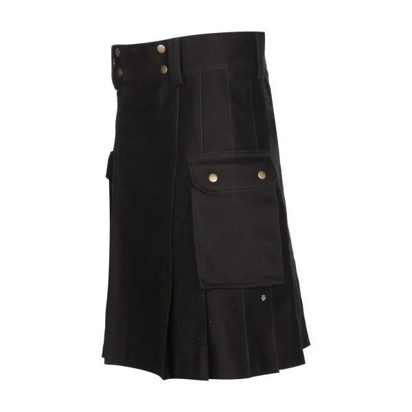 Black Utility Kilt - Image 5