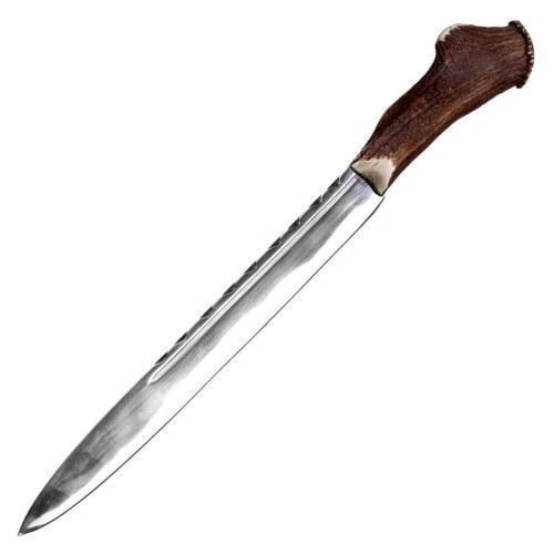 Carbon Steel Dirk with Horn Handle - Image 3