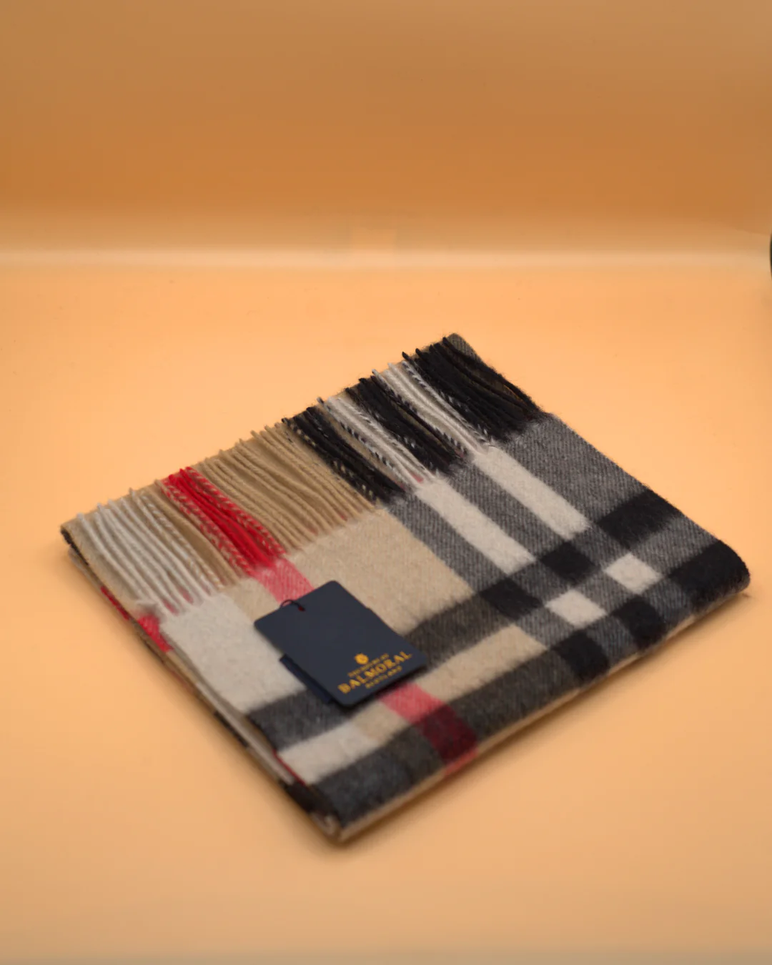 100% Cashmere Tartan Scarf by Balmoral - Image 5