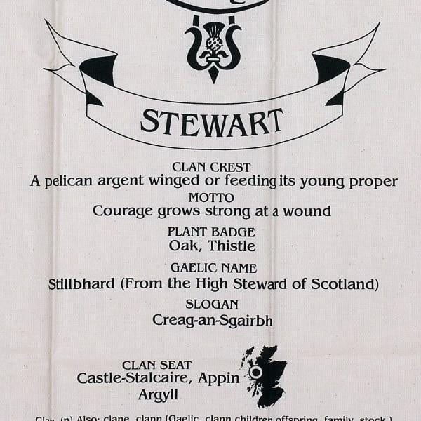 Clan Crested Tea Towel - Made to Order - Image 3