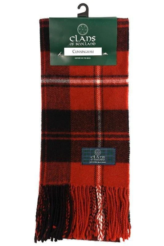 Clan Tartan Scarf - Cunningham Modern - Image 2