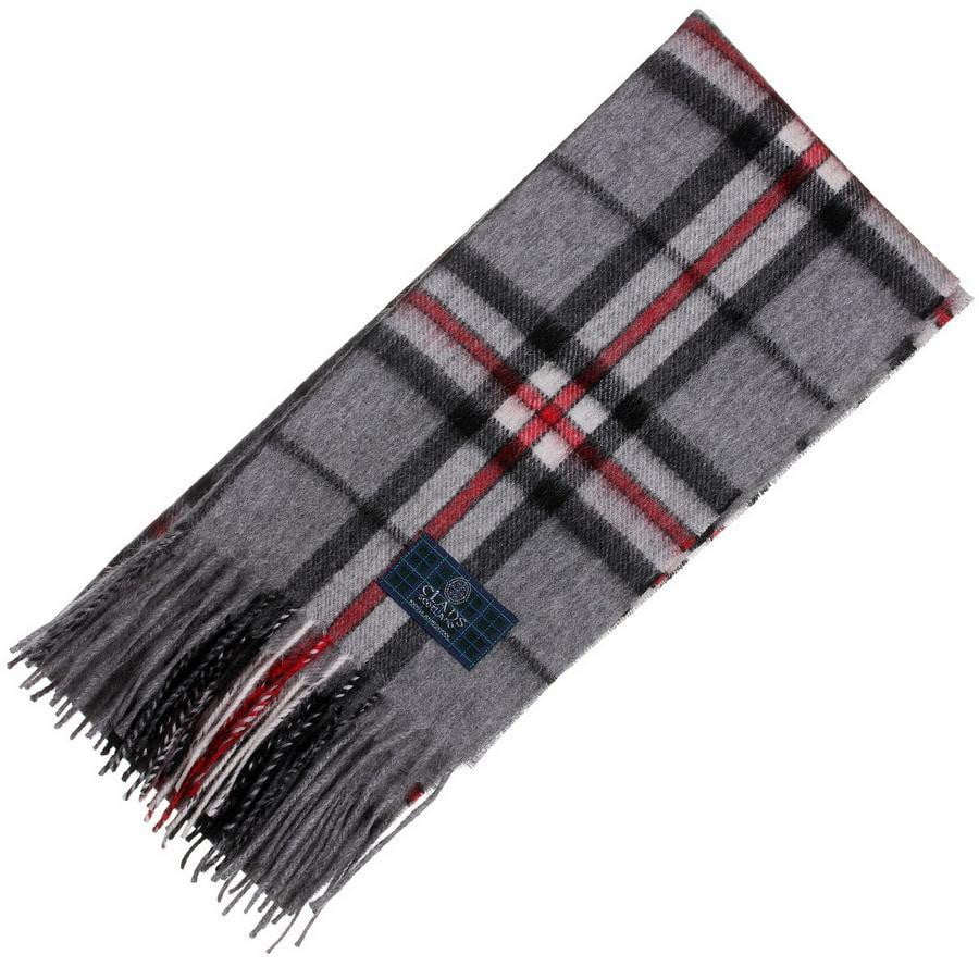 Clan Tartan Scarf - Thomson Grey - Image 2