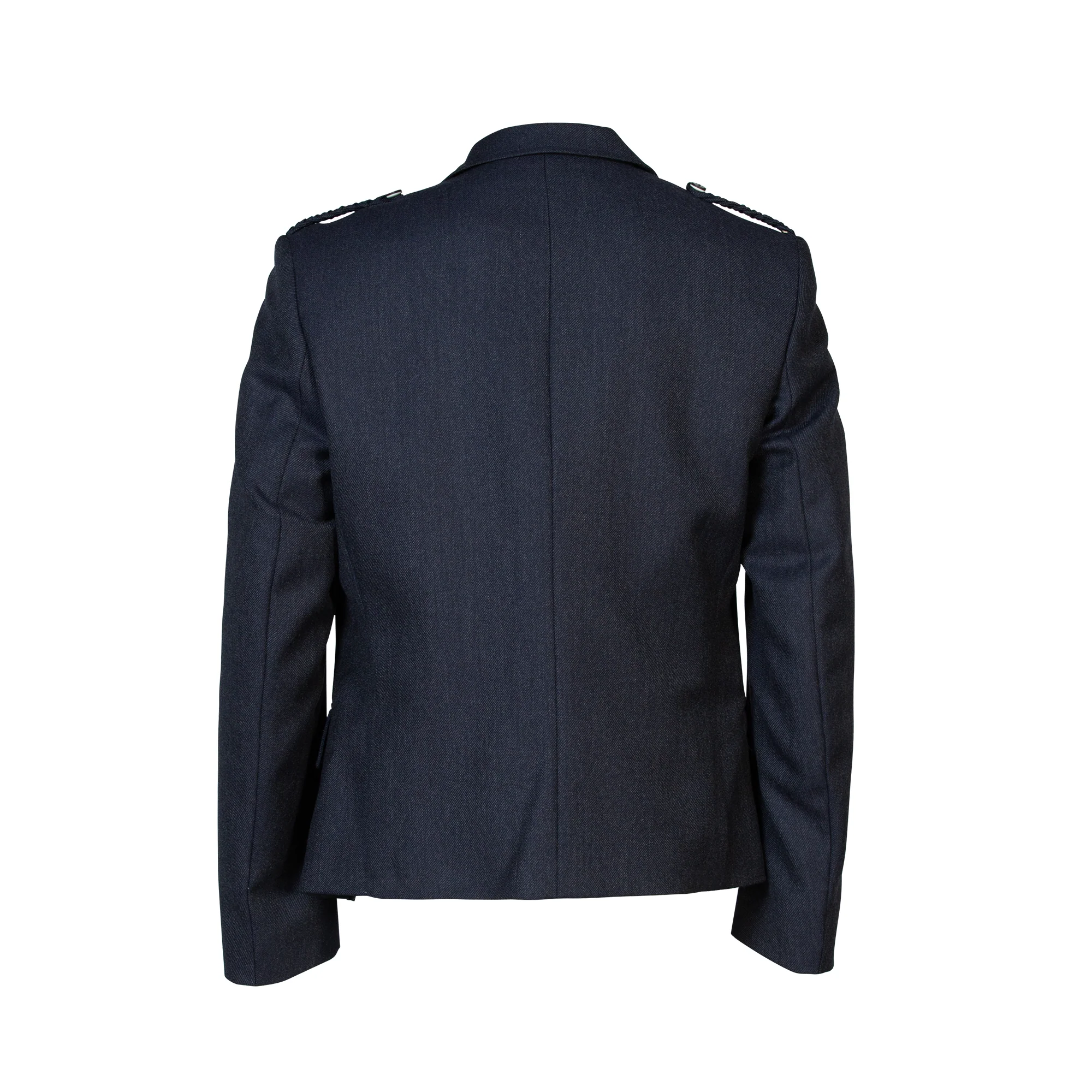 Crail Tweed Jacket and 5 Button Waistcoat by House of Edgar - Midnight - Image 4