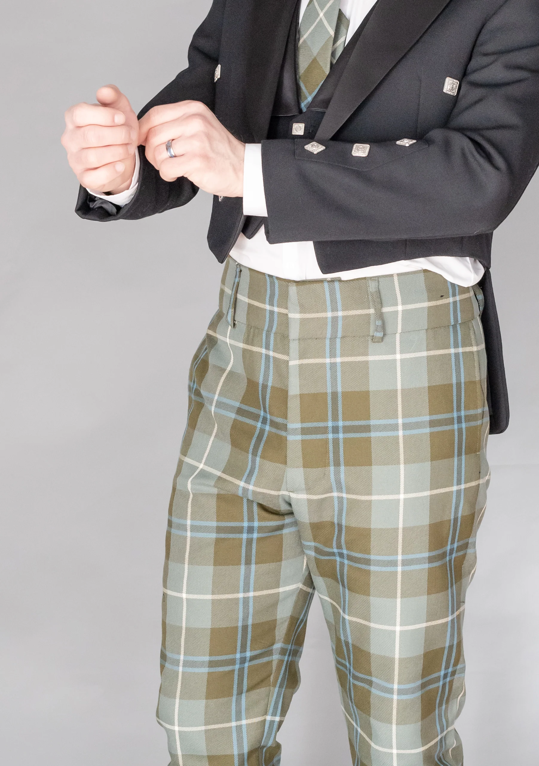 Men's Polyviscose Tartan Trews - Douglas Weathered - Image 4