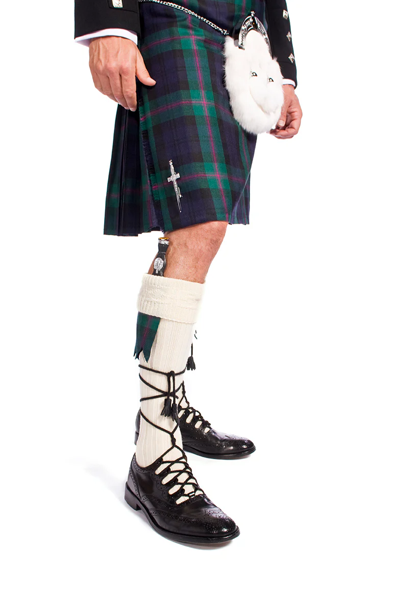 Economy Prince Charlie Jacket Outfit with 16oz 8 Yard Wool Lochcarron Strome Kilt - Made to Order - Image 4