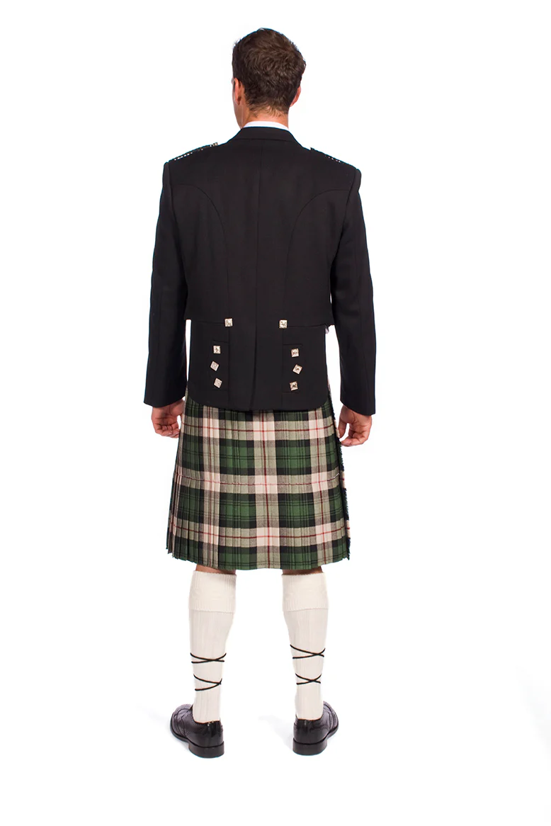 Economy Prince Charlie Jacket Outfit with 16oz 8 Yard Wool Kilt - Made to Order - Image 4