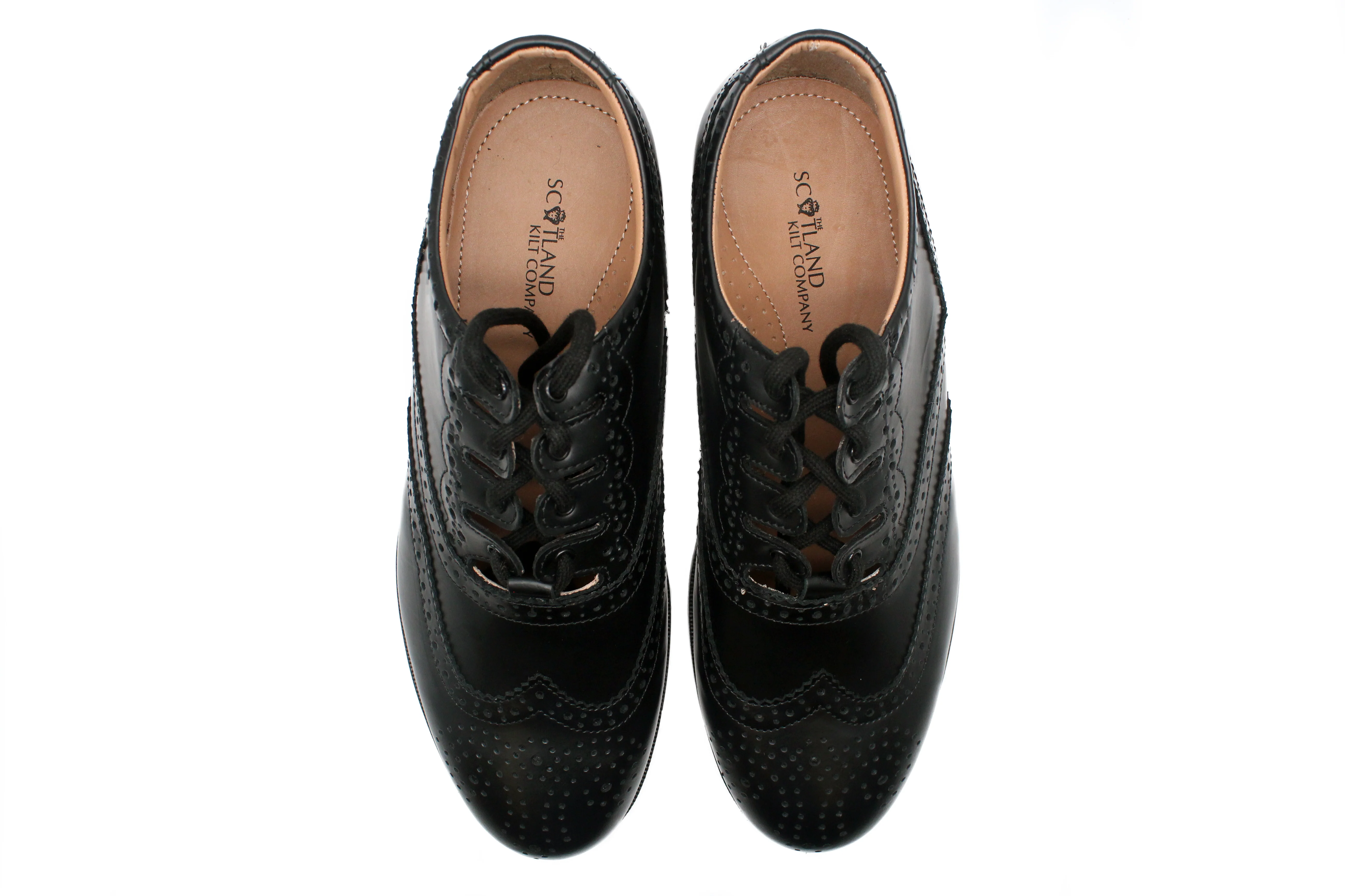 Exclusive Scotland Kilt Company Black Ghillie Brogues - Image 5