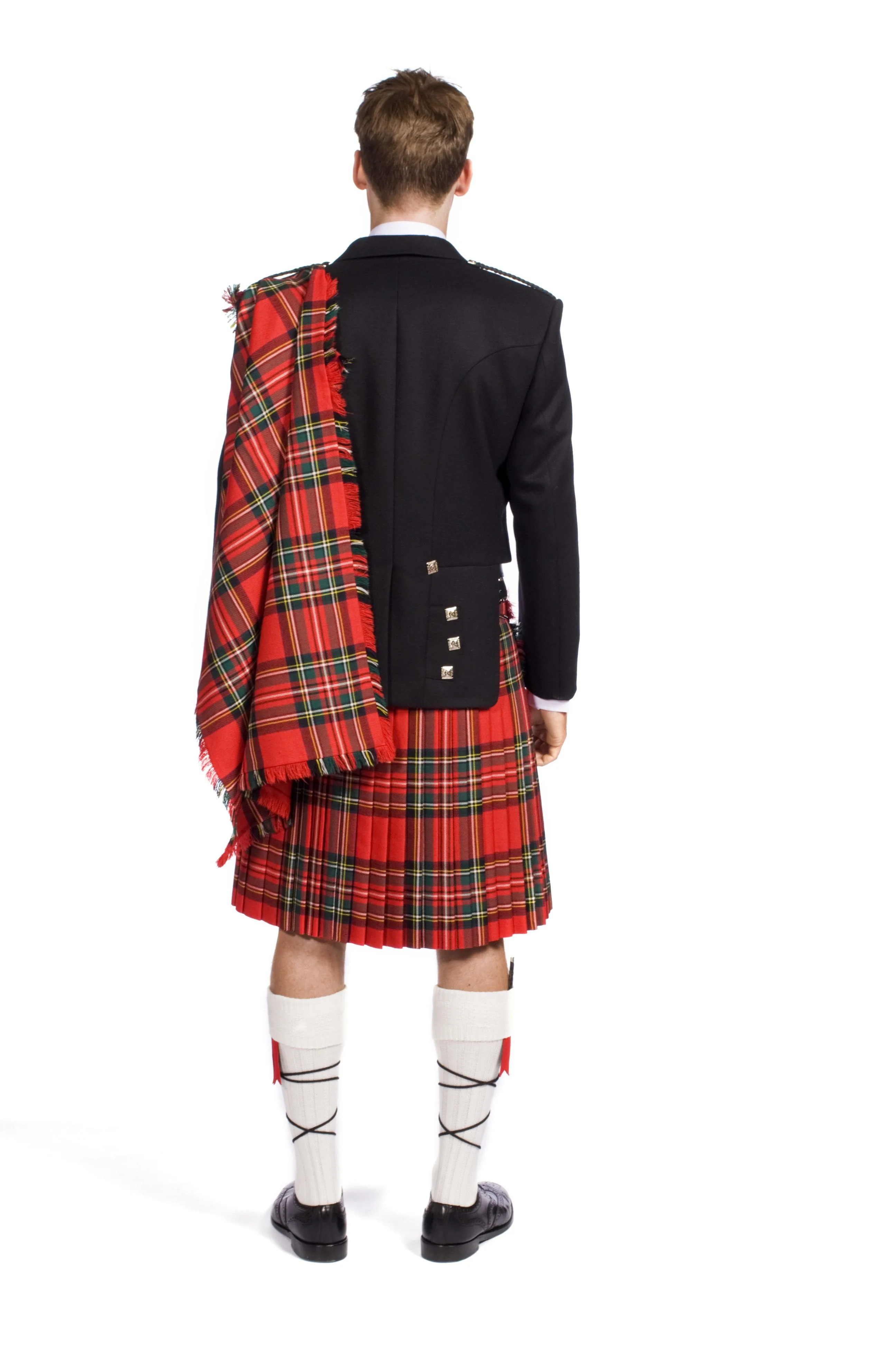 Fly Plaid Prince Charlie Hire Outfit - Image 3