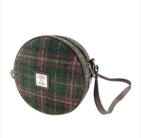 Harris Tweed Round Bag - Bannock - Image 4