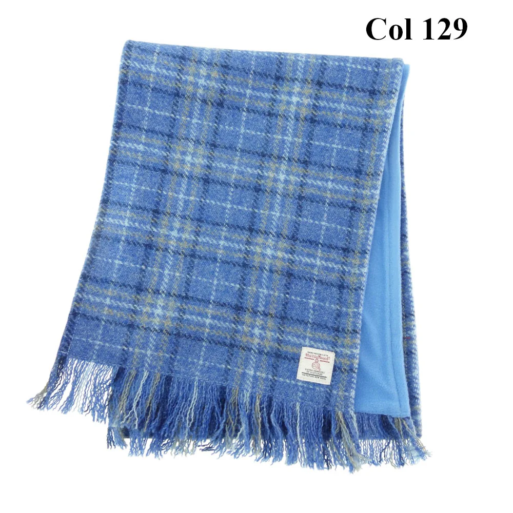 Harris Tweed Fringed Scarf - Image 10