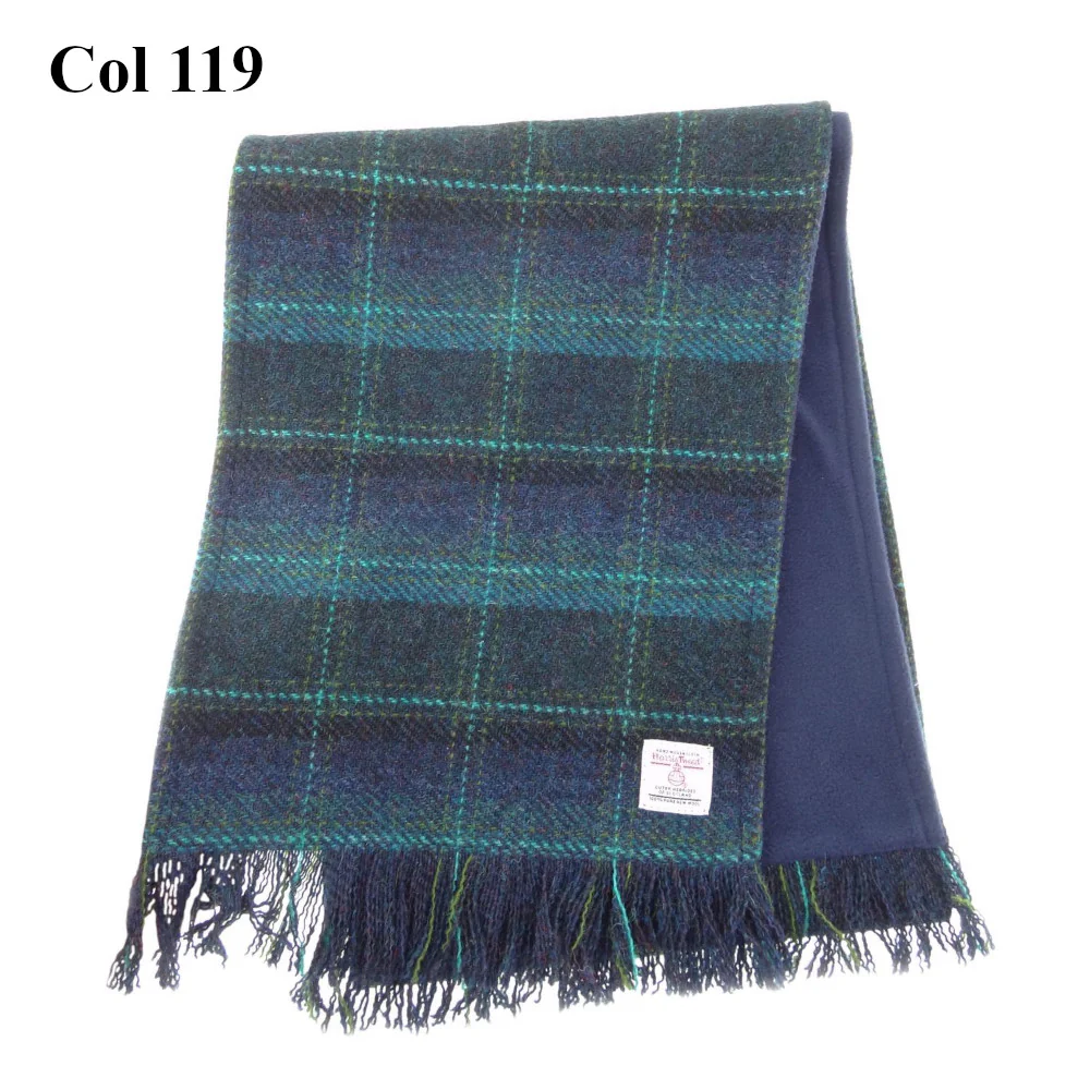 Harris Tweed Fringed Scarf - Image 3