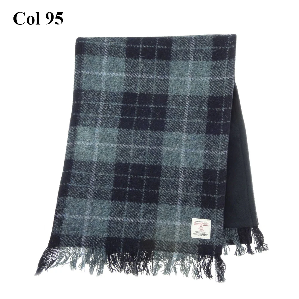 Harris Tweed Fringed Scarf - Image 7