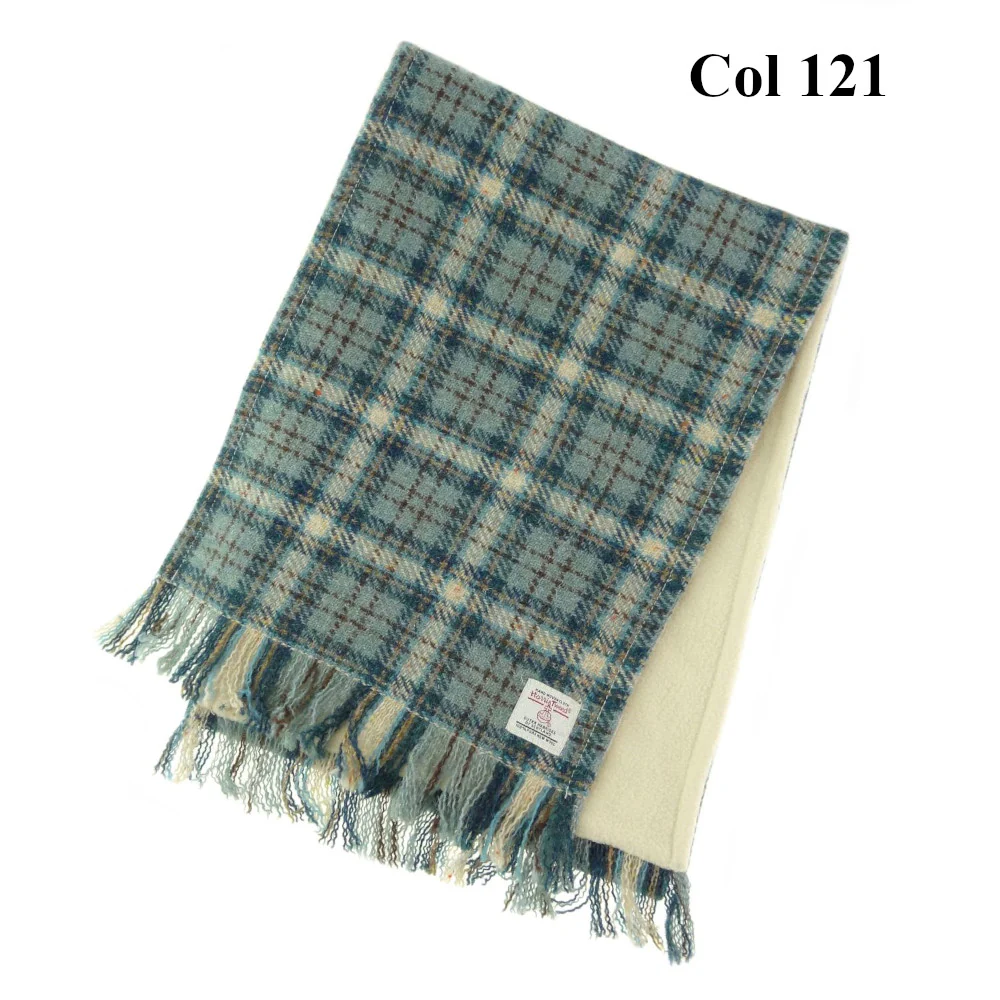 Harris Tweed Fringed Scarf - Image 8
