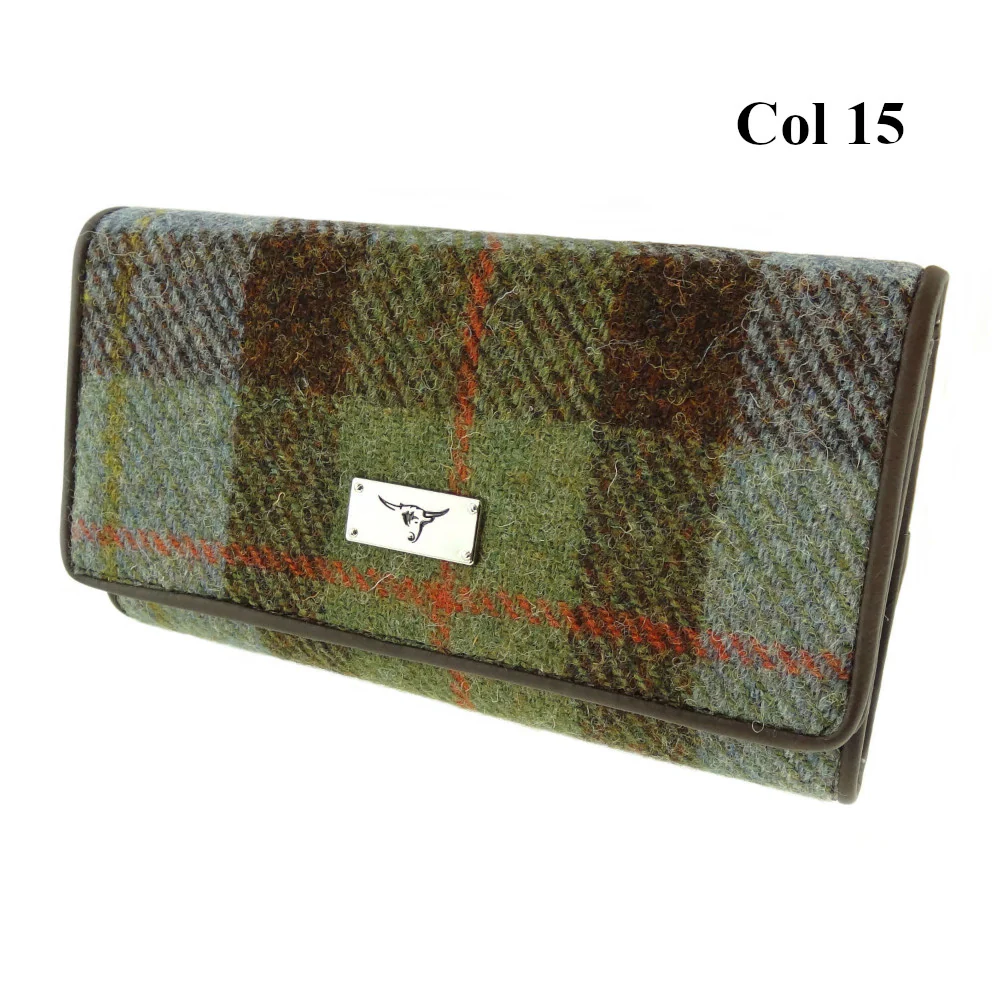 Harris Tweed Long Purse - Tiree - Image 3