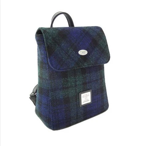 Harris Tweed Mini Backpack - Tummel - Image 11