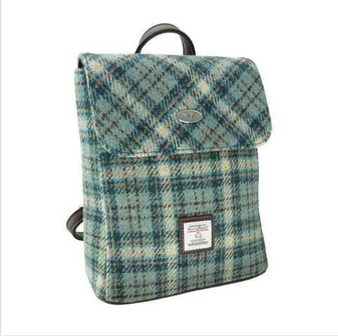 Harris Tweed Mini Backpack - Tummel - Image 12