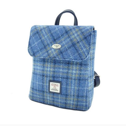 Harris Tweed Mini Backpack - Tummel - Image 13