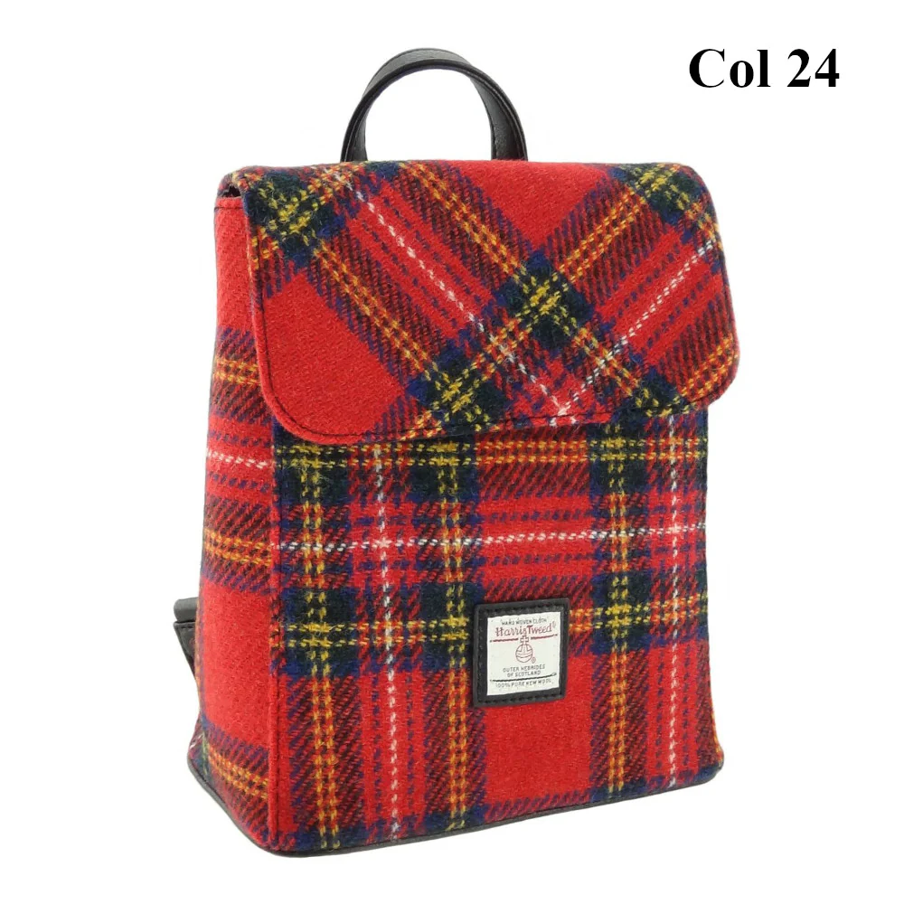 Harris Tweed Mini Backpack - Tummel - Image 4