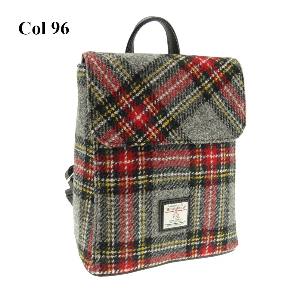 Harris Tweed Mini Backpack - Tummel - Image 8