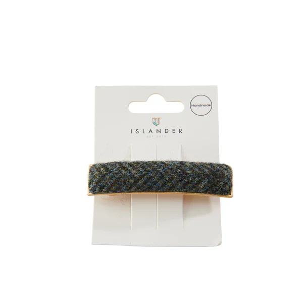 Islander® Harris Tweed Barrette Rectangle Hair Clip - Image 3