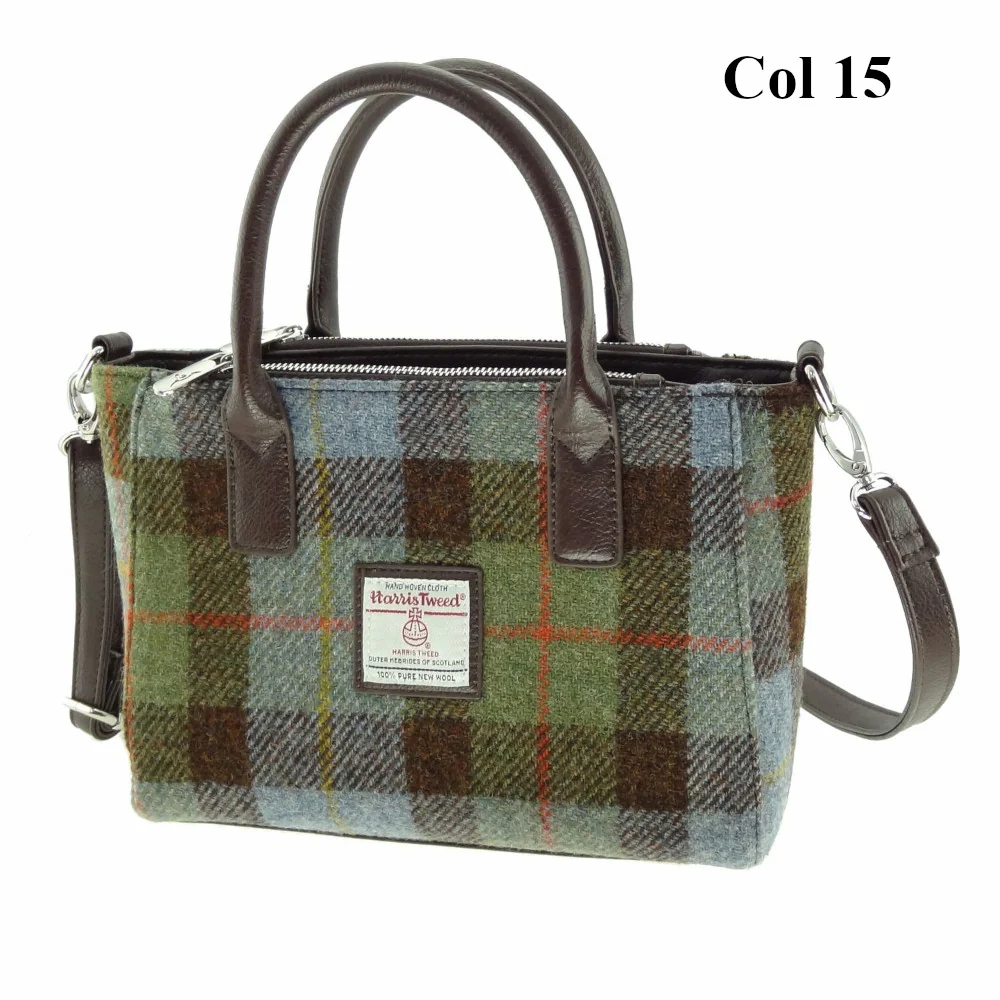 Harris Tweed Small Tote Bag - Brora - Image 3