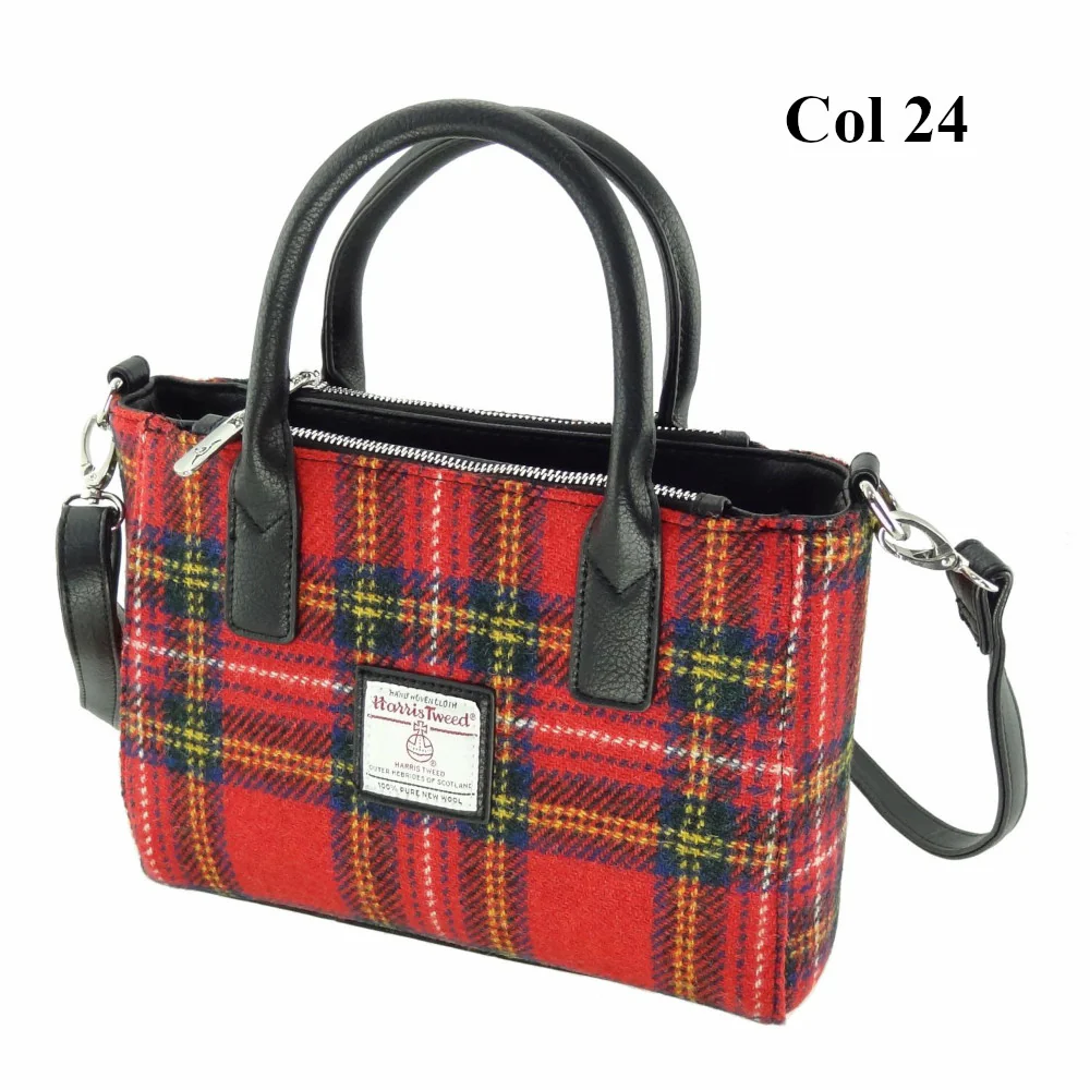 Harris Tweed Small Tote Bag - Brora - Image 4