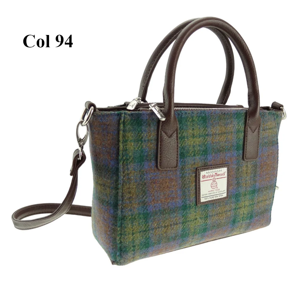 Harris Tweed Small Tote Bag - Brora - Image 7