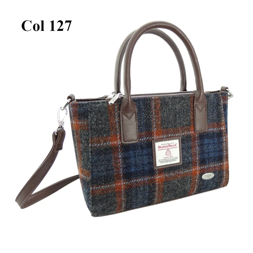 Harris Tweed Small Tote Bag - Brora - Image 8