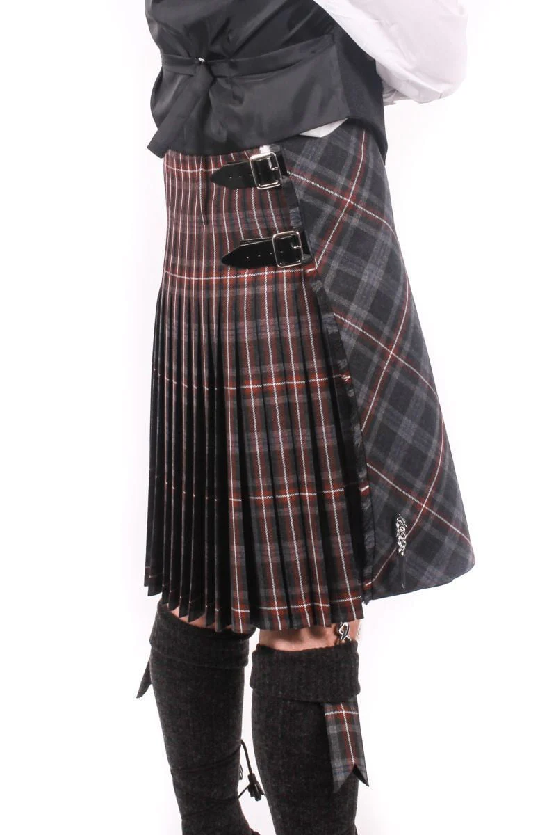 Men's 8 Yard Kilt - 13oz House of Edgar Mediumweight Wool Hebridean Bias Front - Made to Order - Image 3
