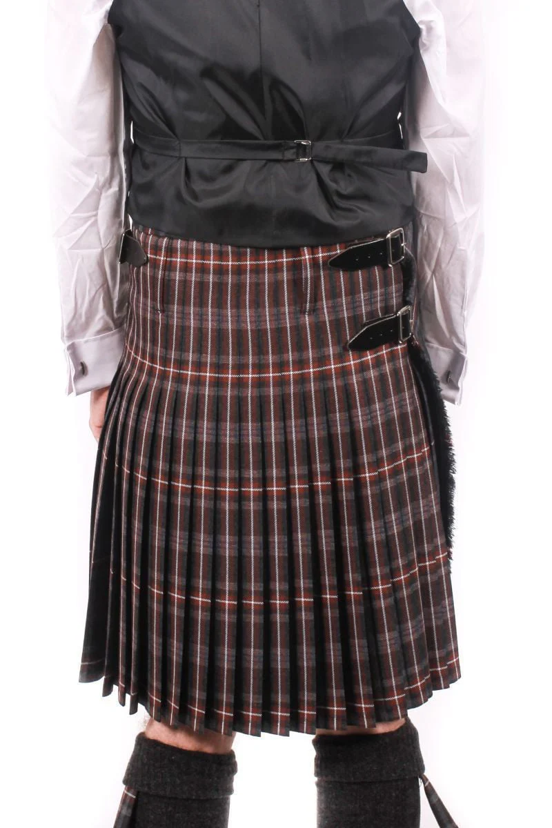 Men's 8 Yard Kilt - 13oz House of Edgar Mediumweight Wool Hebridean Bias Front - Made to Order - Image 4