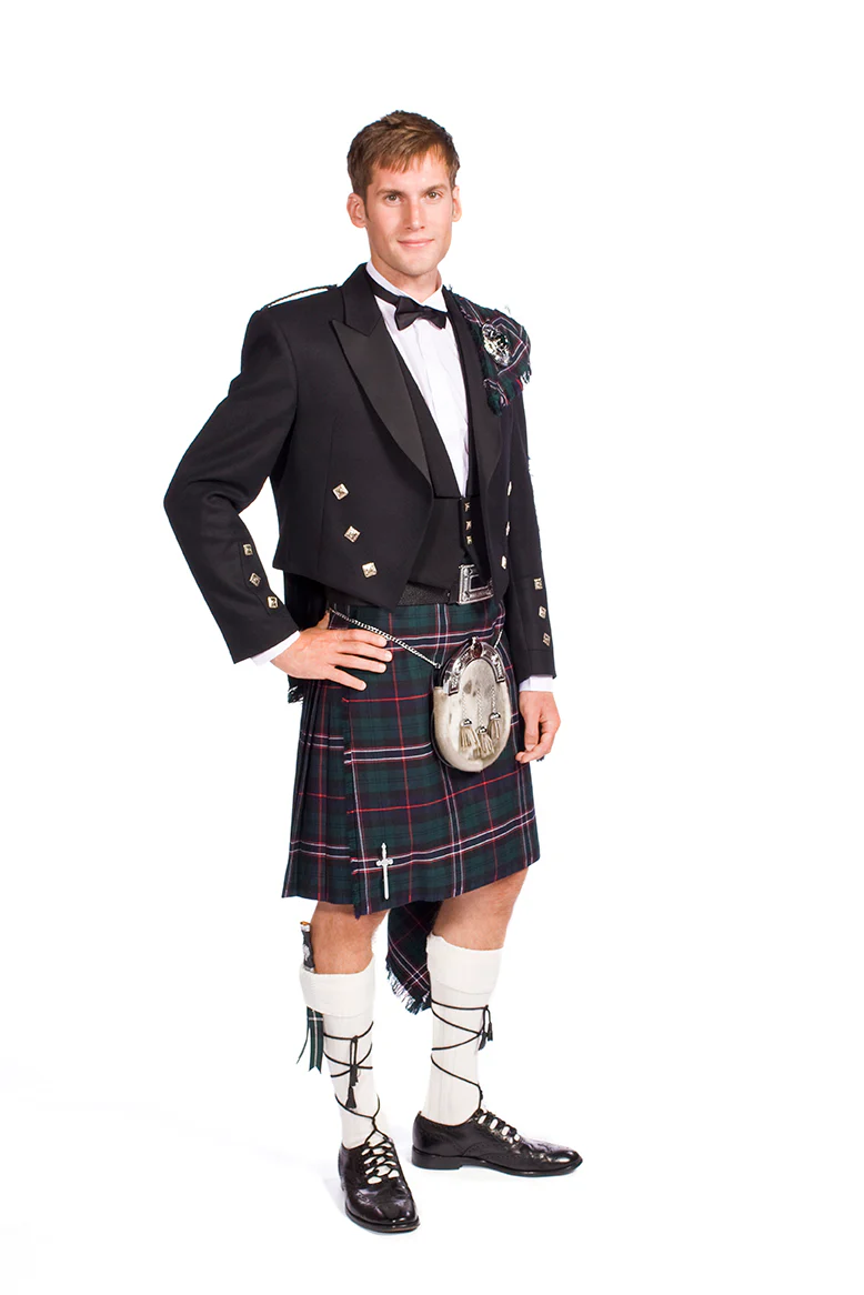 Instock Fly Plaid Prince Charlie Jacket Kilt Outfit - Image 3
