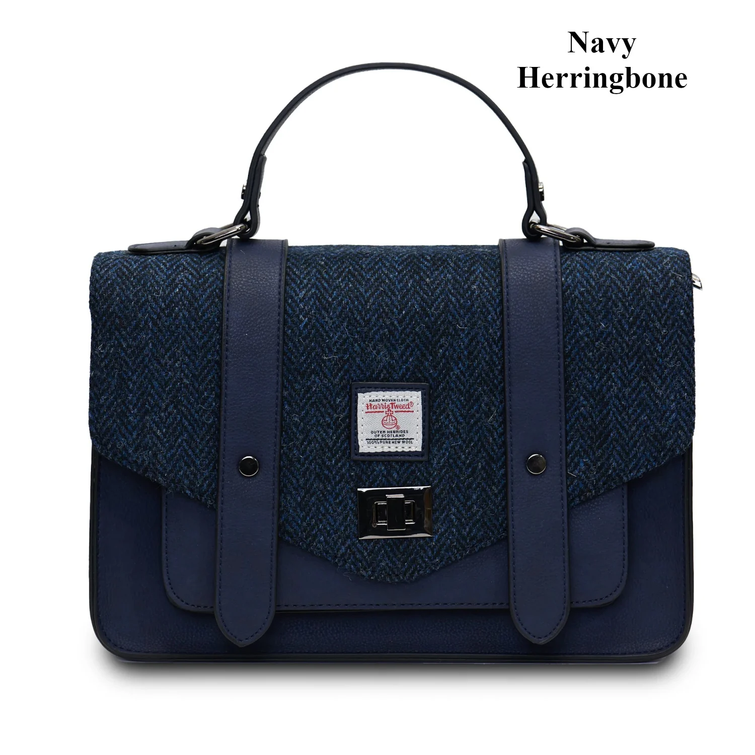 Islander® Large Satchel with Harris Tweed® - Image 8