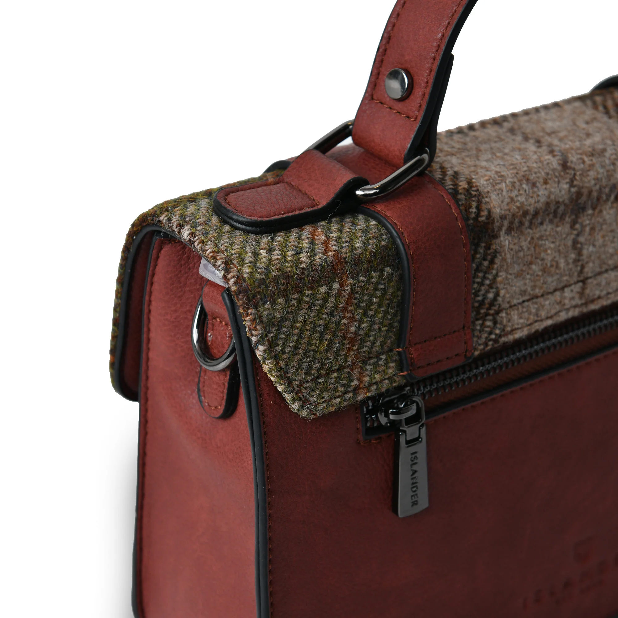 Islander® Medium Satchel with Harris Tweed® - Image 12