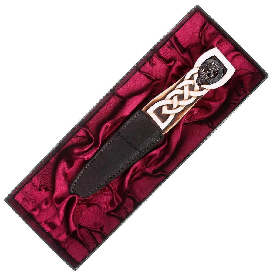 Ivory Effect Clan Crest Sgian Dubh - Made to Order - Image 3
