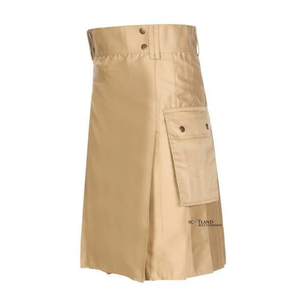 Khaki Utility Kilt - Image 3