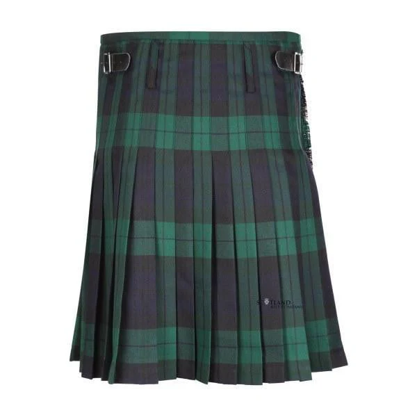 Boys Casual Polyviscose Kilt - Black Watch - Image 4