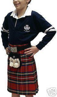 Boys Casual Polyviscose Kilt - Royal Stewart - Image 7