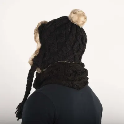 Knitted Trapper Hat - Image 6